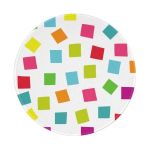 Round Non-Slip Rubber Mouse Pad - Square